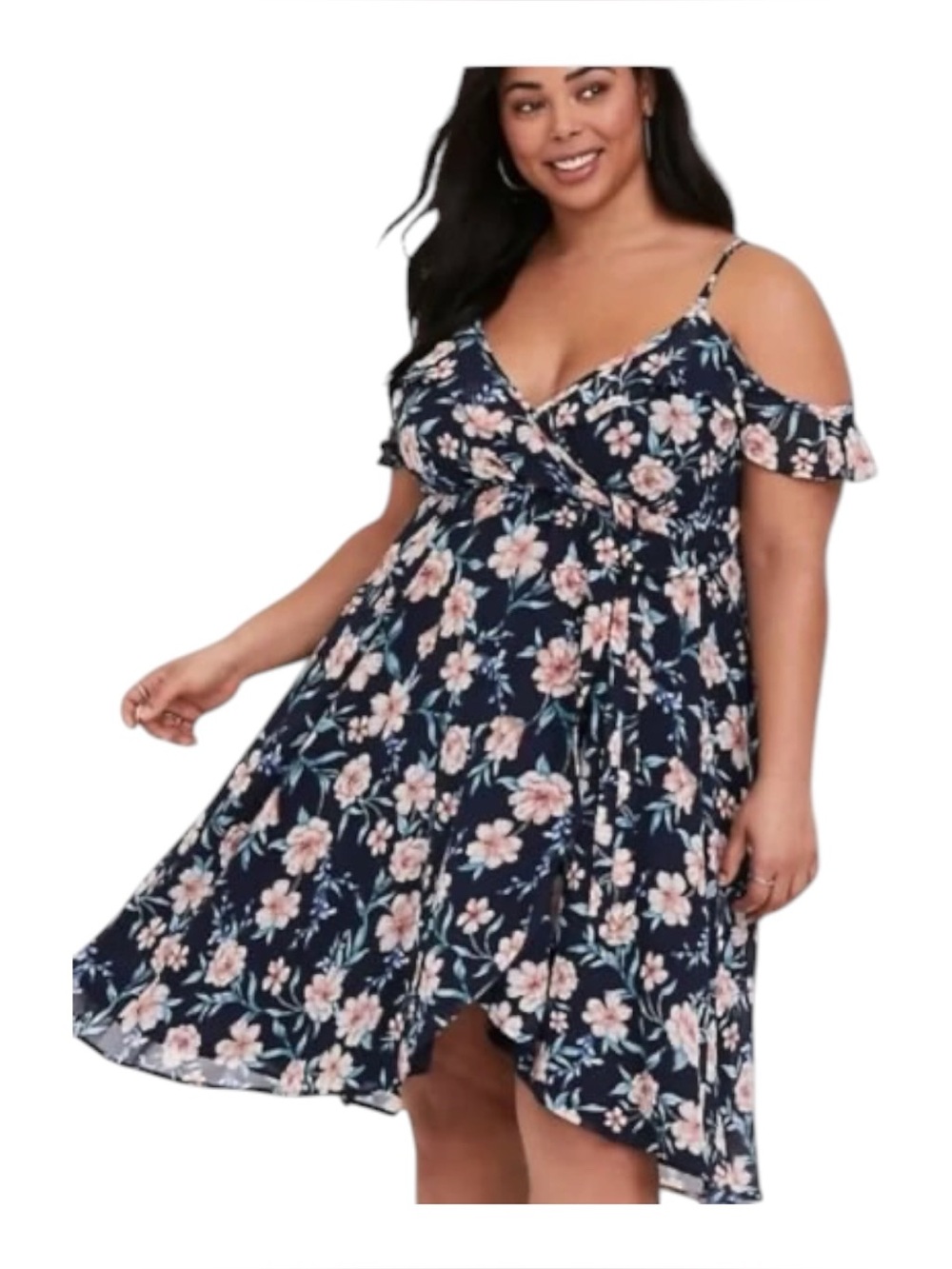 Torrid Size 3 3X 22-24 Floral Print Dress